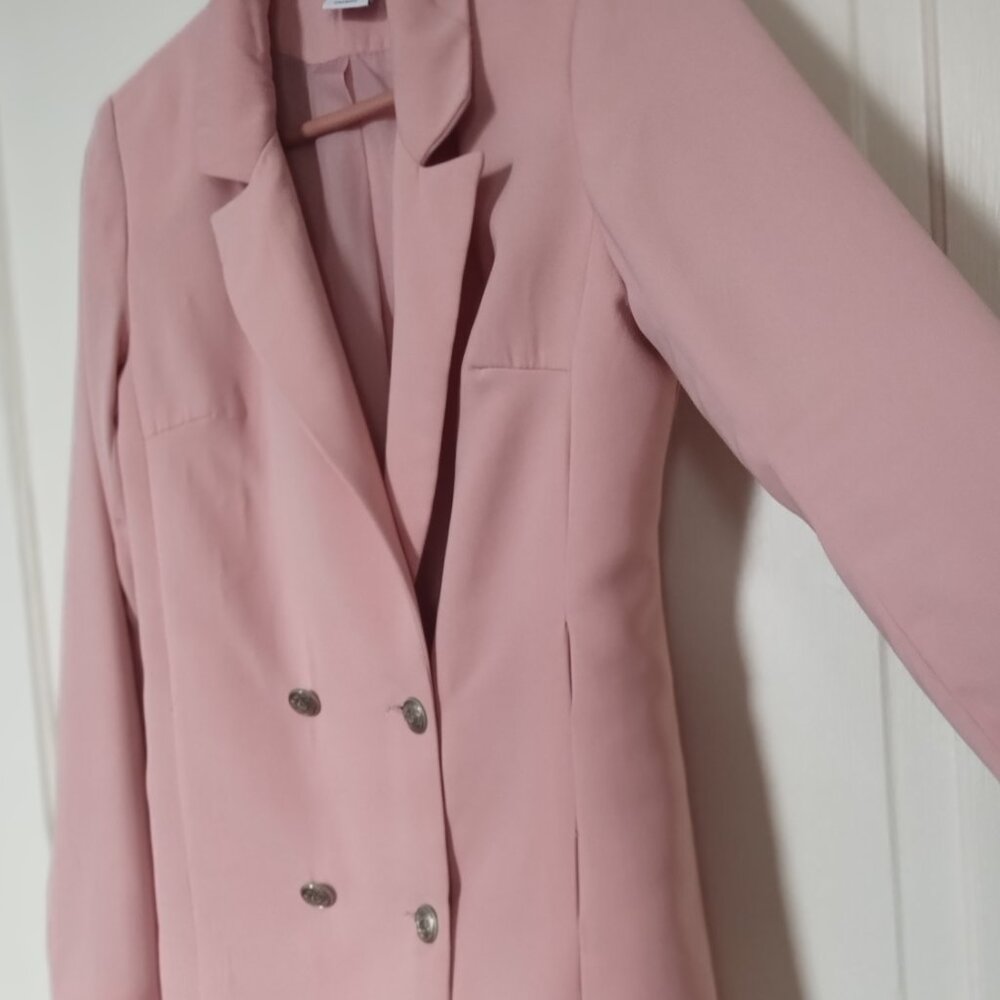 Powder pink blazer